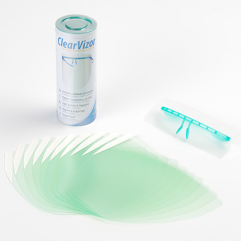 ClearVizor face shield set ClearVizor face shield set