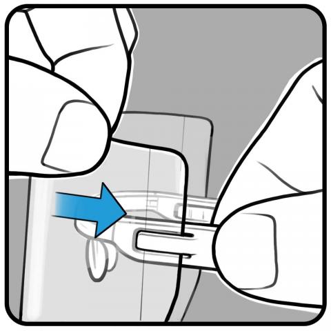 User Manual - 8 - Push the second edge of foil into the opposite catch of frame